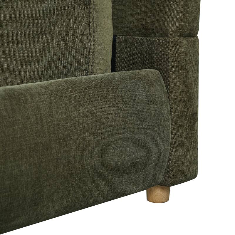 Christopher Knight Home - Charlotte Upholstered Platform Bed with Removable Pillow Headboard