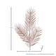 preview thumbnail 4 of 2, 34" Glitter Mica Triple Palm Leaf Spray