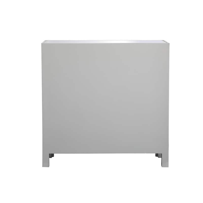 29 in. Antique Mirrored Cabinet