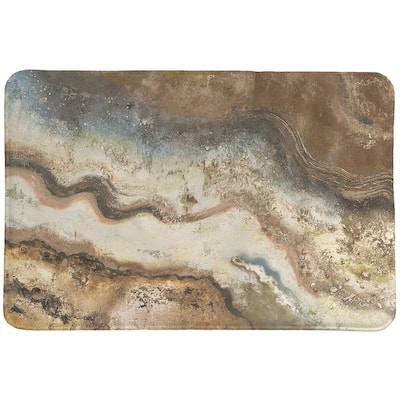 Laural Home Lava Flow Memory Foam Rug 20x30