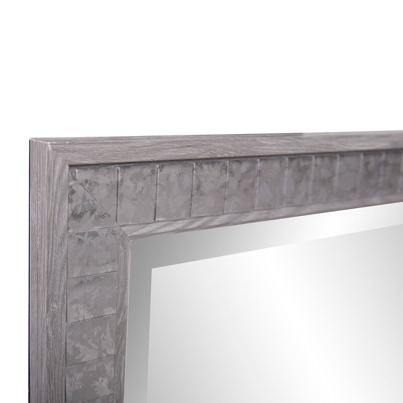 Allan Andrews Metropolis Gray Framed Wall and Accent Mirror