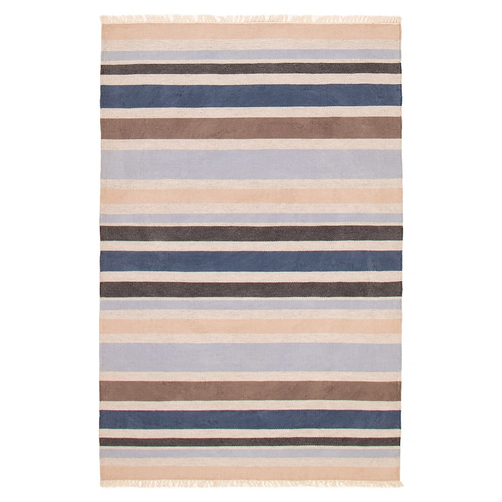 Boho Blue Kilim 4'11" x 7'11" - 4'11 x 7'11
