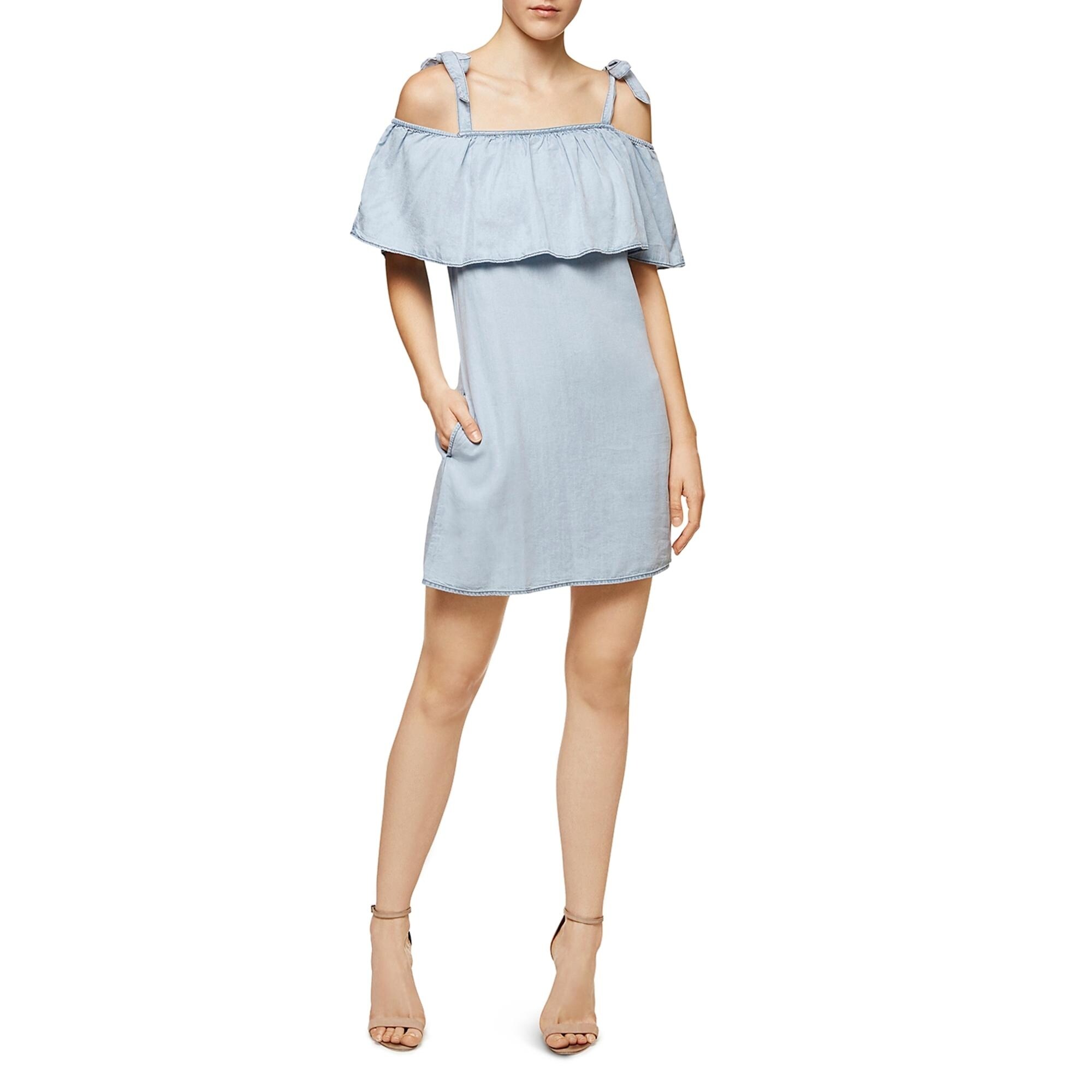 cold shoulder casual dress