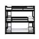 preview thumbnail 19 of 18, Avenue Greene Nola Triple Twin Wood Bunk Bed
