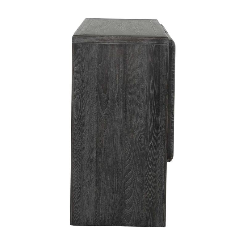 Uttermost Bierk Dark Stain 2 Door Cabinet - 43.63" W x 32.15" H x 17.25" D