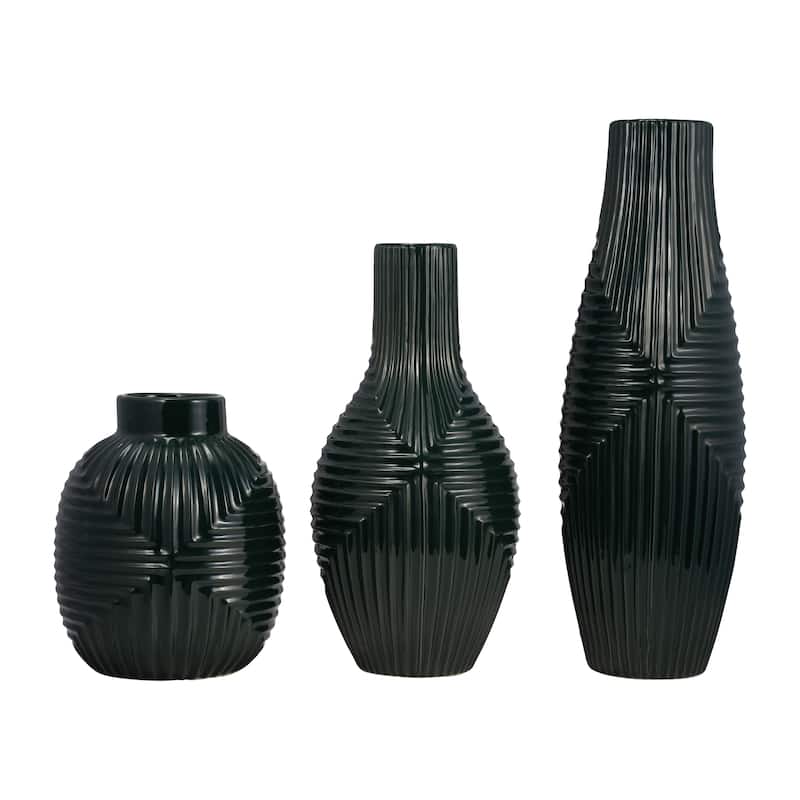 Sagebrook Home Tribal Modern Ceramic Vase