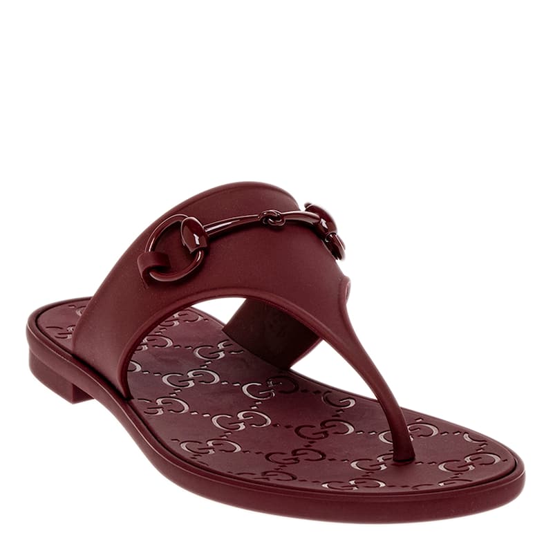 Gucci Thong Sandals with Horsebit - 40 EU