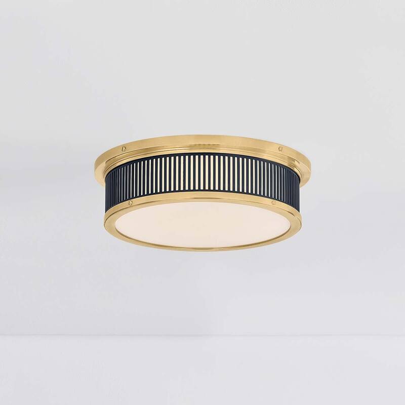 Hudson Valley Lighting MDS1901 Ashdown 14" Wide LED Flush Mount Drum