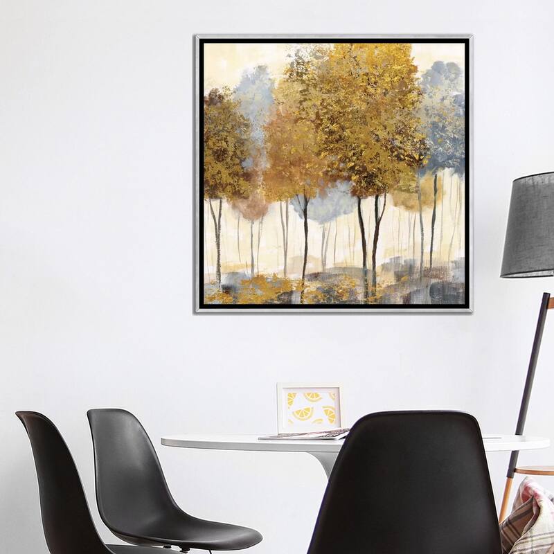 iCanvas "Metallic Forest II" by Nan Framed