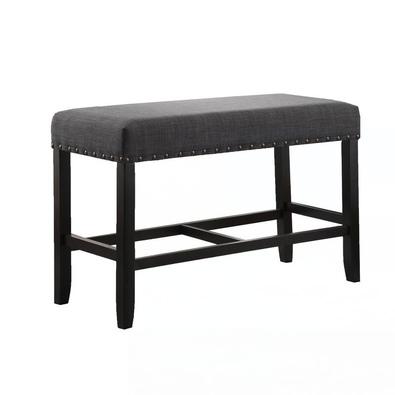 Fabric Counter Height Dining Bench
