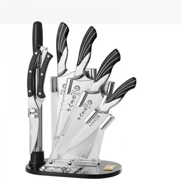7 Piece Stainless Steel Cutlery Set with Knife Holder Bed Bath & Beyond 36255778