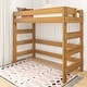 preview thumbnail 19 of 29, Max and Lily Farmhouse Twin-Size High Loft Bed Matte Pecan