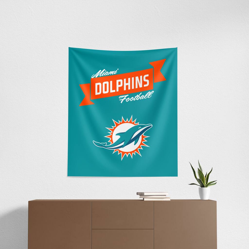 NFL Miami Dolphins Premium Wall Hanging - 34"x40"
