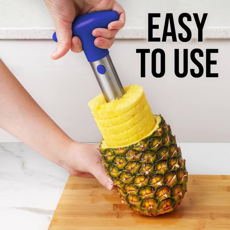 Zulay Kitchen Pineapple Cutter and Corer with Triple Reinforced Stainless Steel