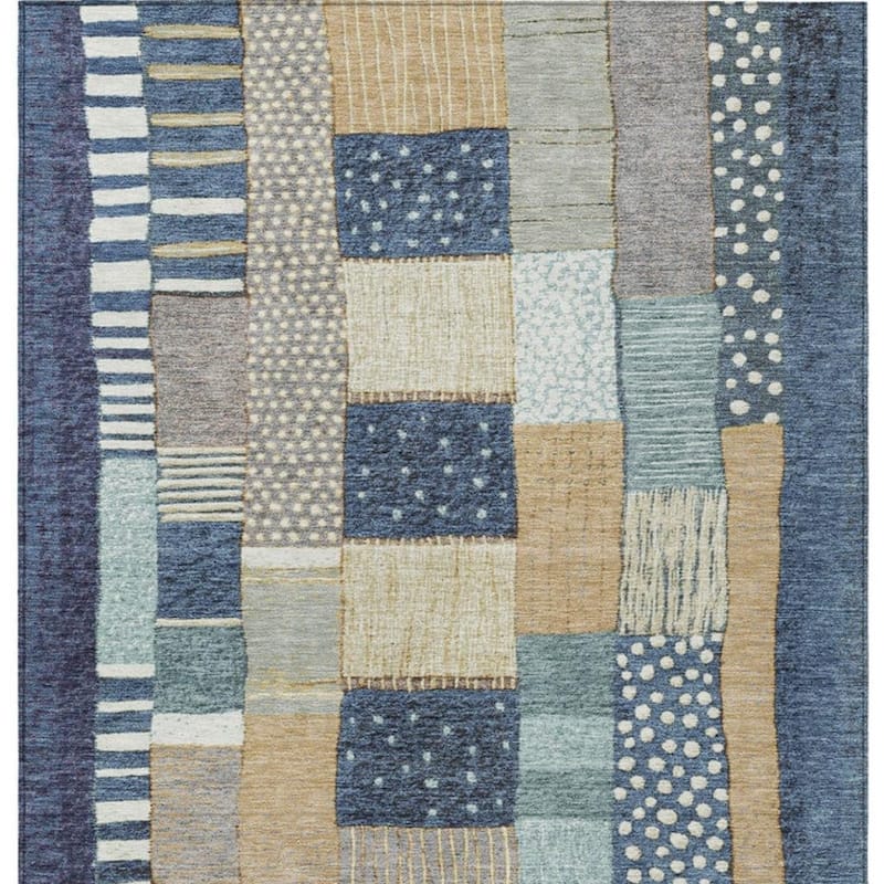 HomeRoots Geometric Transitional Rectangle Outdoor Rug