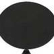 preview thumbnail 5 of 3, Uttermost Midnight Accent Table - 12.5" dia x 22.5"