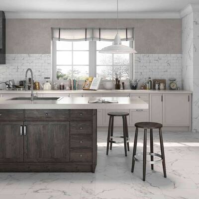 Albuquerque 2x2 Calacatta Matte Porcelain Mosaic Tile - Floor, Wall, Backsplash