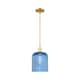 Option Blue / Satin Gold