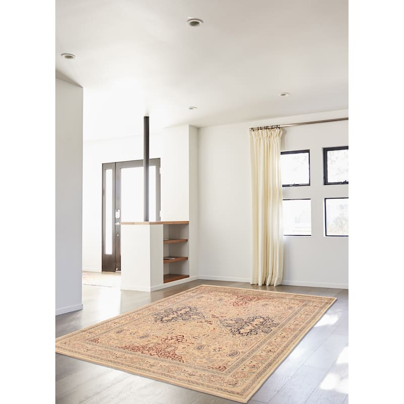ECARPETGALLERY Hand-knotted Pako Persian 18 Of 20 Ivory Wool Rug - 6'3 x 8'11