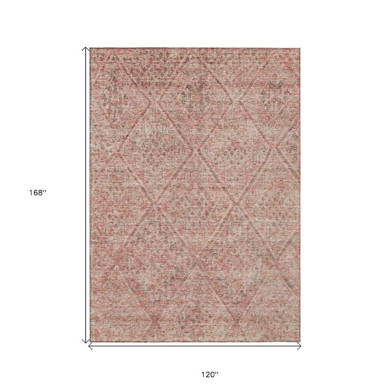 HomeRoots Moroccan Transitional Rectangle Outdoor Rug