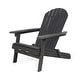 preview thumbnail 8 of 54, Hanlee Acacia Wood Folding Adirondack Chair by Christopher Knight Home - 29.50" W x 35.75" D x 34.25" H