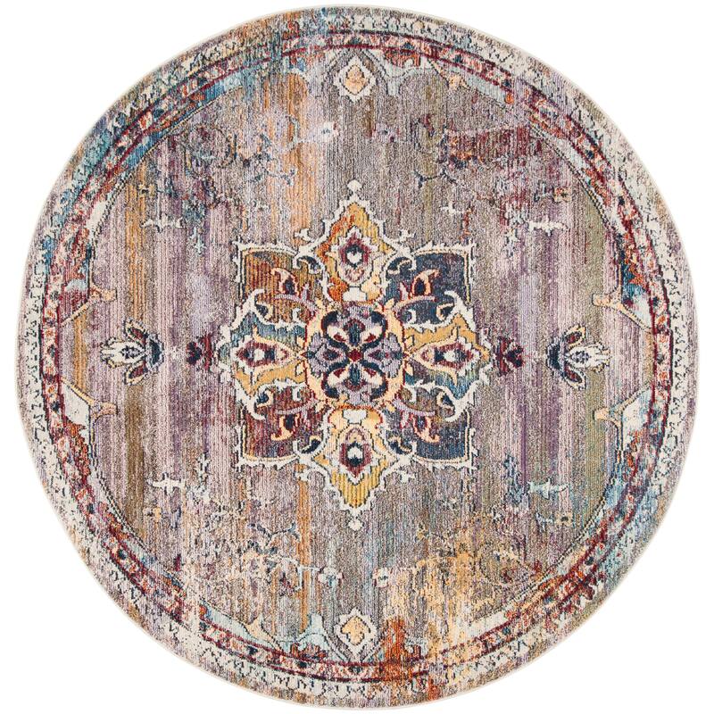 SAFAVIEH Savannah Icy Boho Oriental Polyester Rug