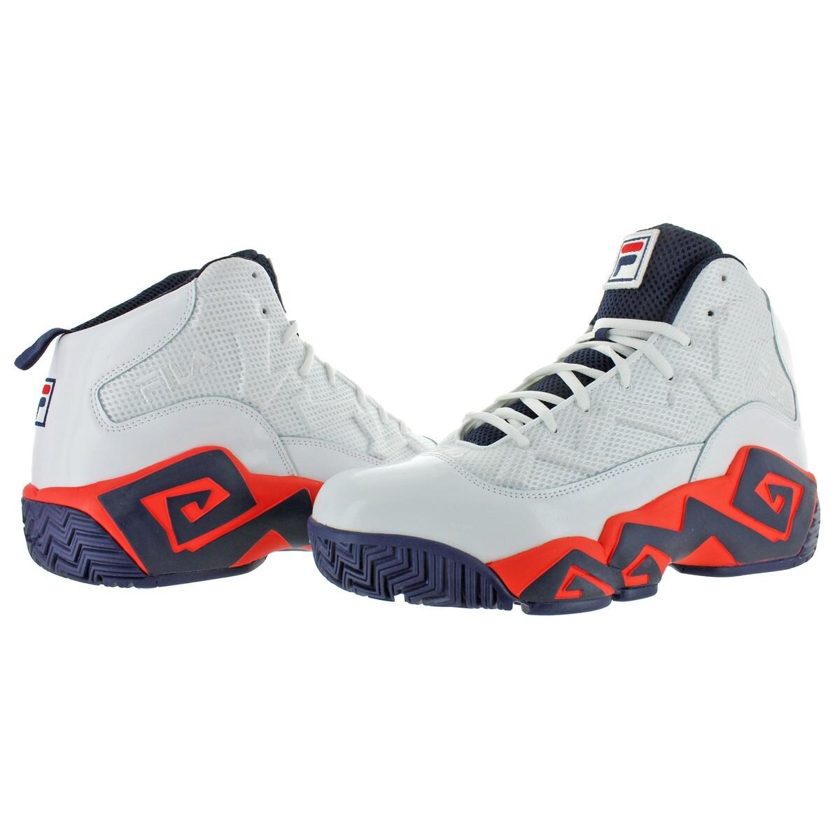 Shop Fila Mens Mb Basketball Shoes Leather High Top Overstock