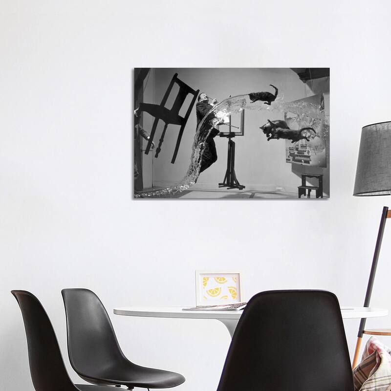 iCanvas "Salvador Dali (1904-1989)" by Philippe Halsman Canvas Print - 26x40x1.5