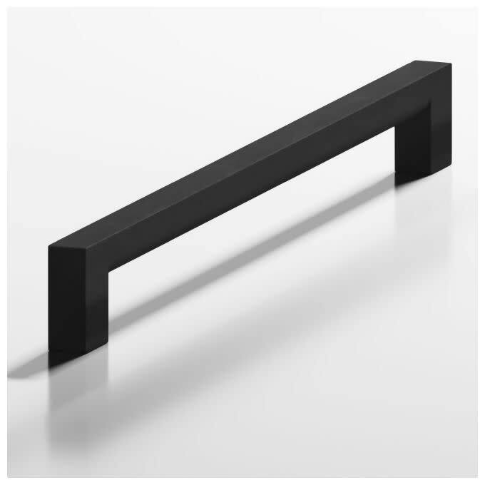 Colonial Bronze 7454 745 Series 4" Center to Center Solid Metal Sleek - Matte Black