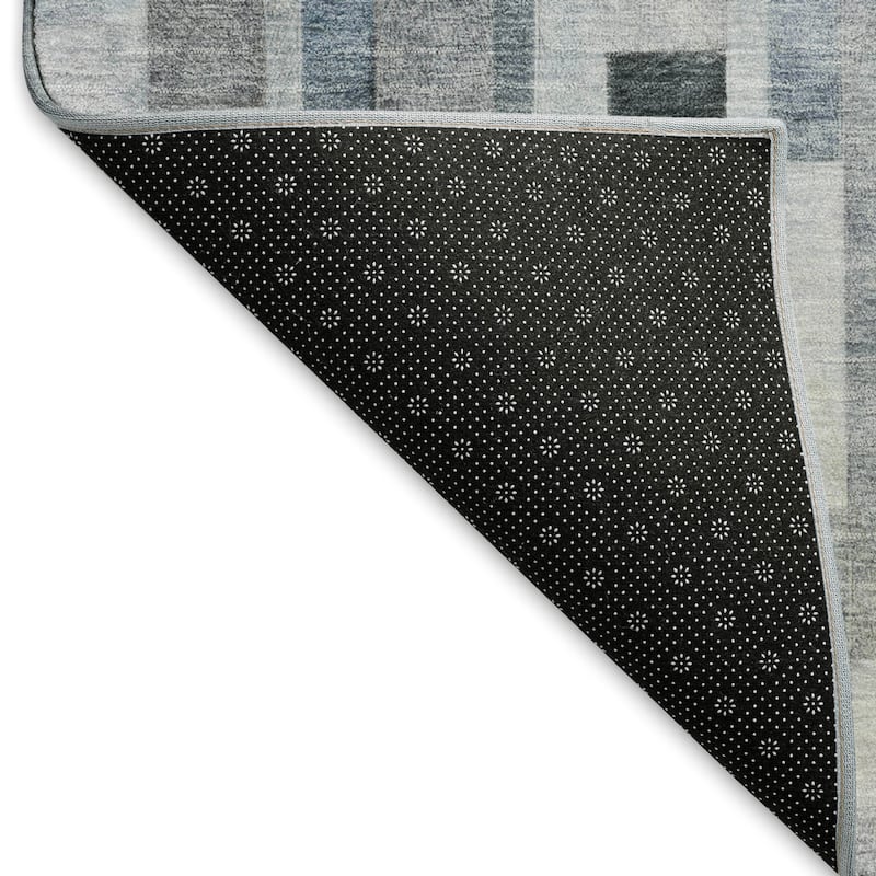 Premium Washable Super Soft Geo Stripe Mayfield Rug