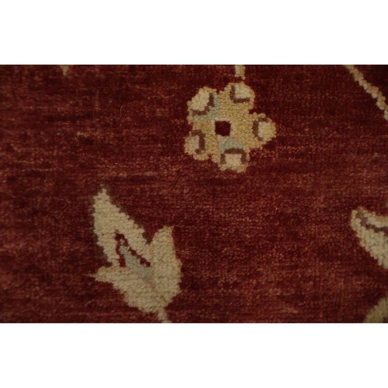 Hand Knotted Oriental 100% Wool Carpet Traditional Floral Oranges & Rust Peshawar Area Rug - 18' 2'' X 11' 8''