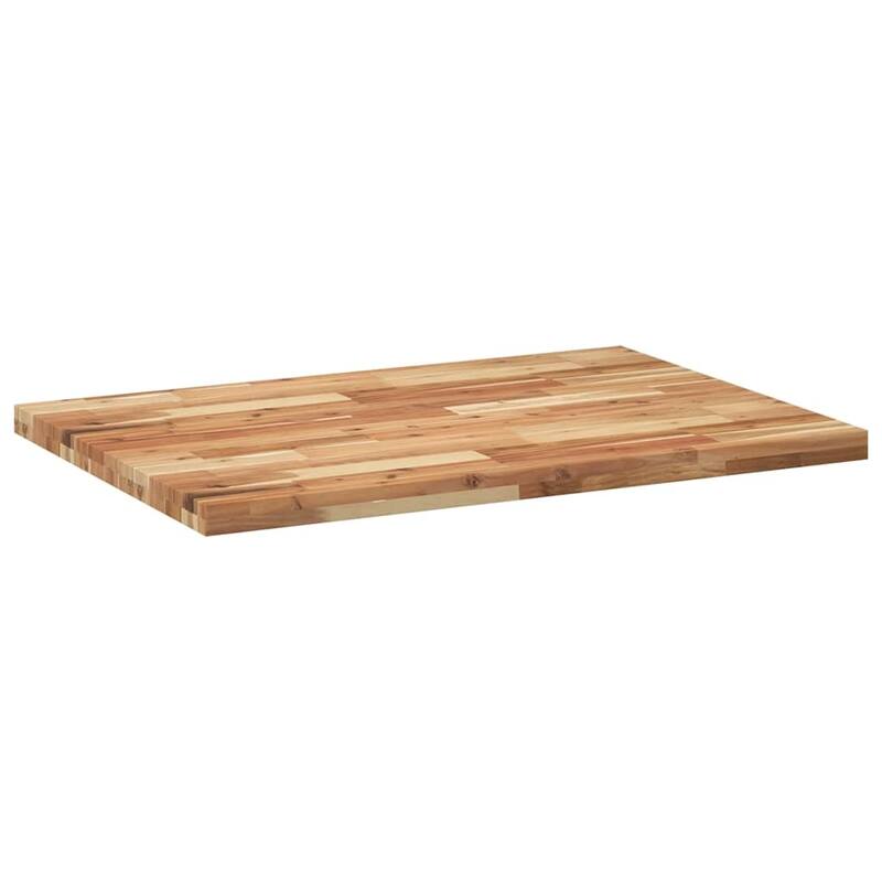 vidaXL Table Top Rectangular 31.5x27.6x1.6" Solid Wood Acacia - 80 x 70 x 4 cm