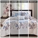 preview thumbnail 10 of 13, Madison Park Raven 6 Piece Printed Quilt Set with Throw Pillows