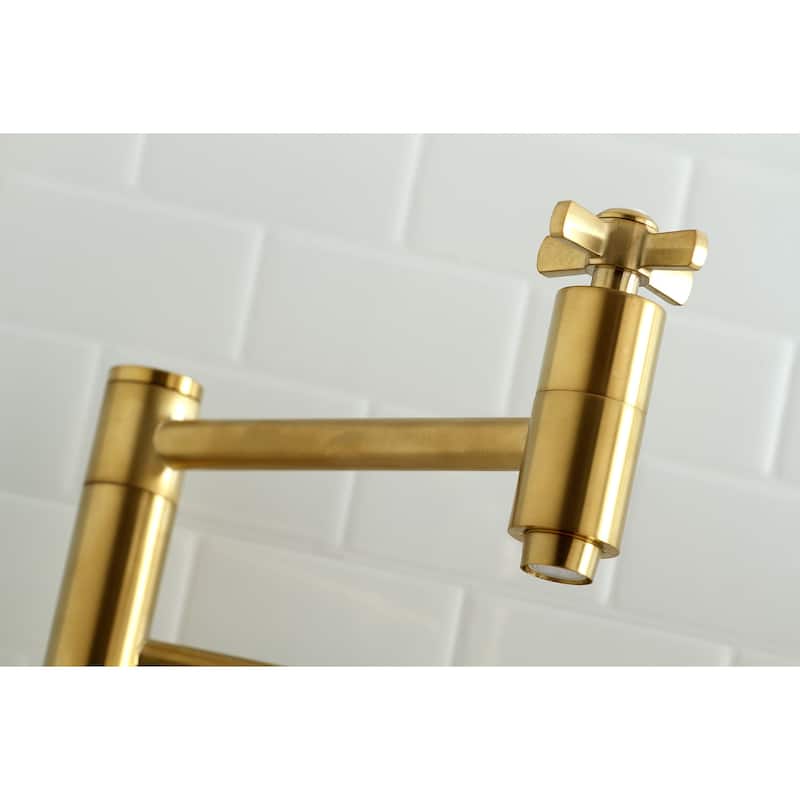 Millennium Wall Mount Pot Filler Kitchen Faucet