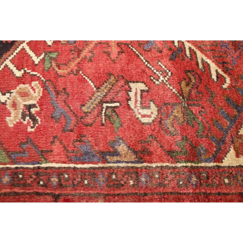 ECARPETGALLERY Hand-knotted Sarabi Red Wool Rug - 8'4 x 11'0
