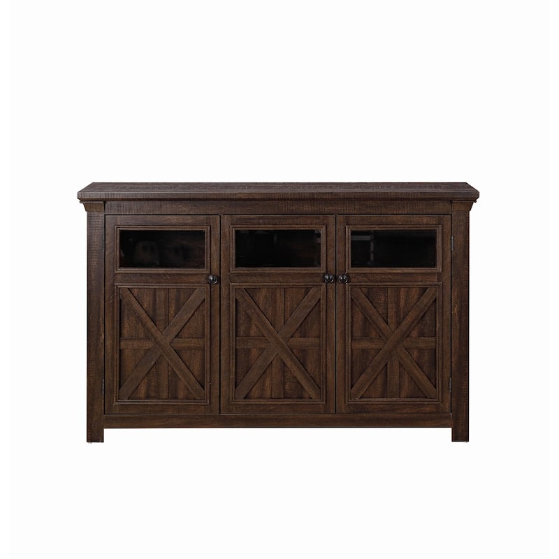 53'' Farmhouse 3-Doors Cabinet Buffet Sideboard Cabinet