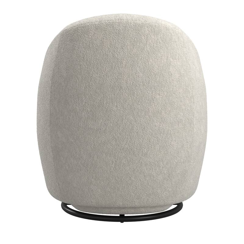 Solvie Jacquard Velvet Swivel Accent Chair by iNSPIRE Q Modern