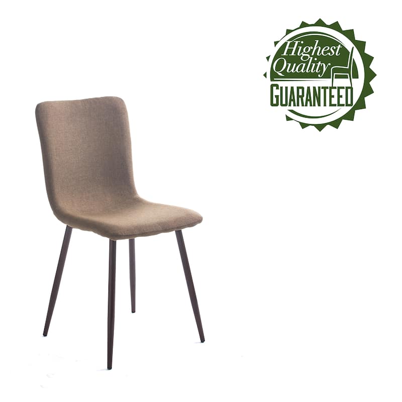Porthos Home Lexi Dining Chairs Set of 2, Fabric Upholstery, Iron Legs