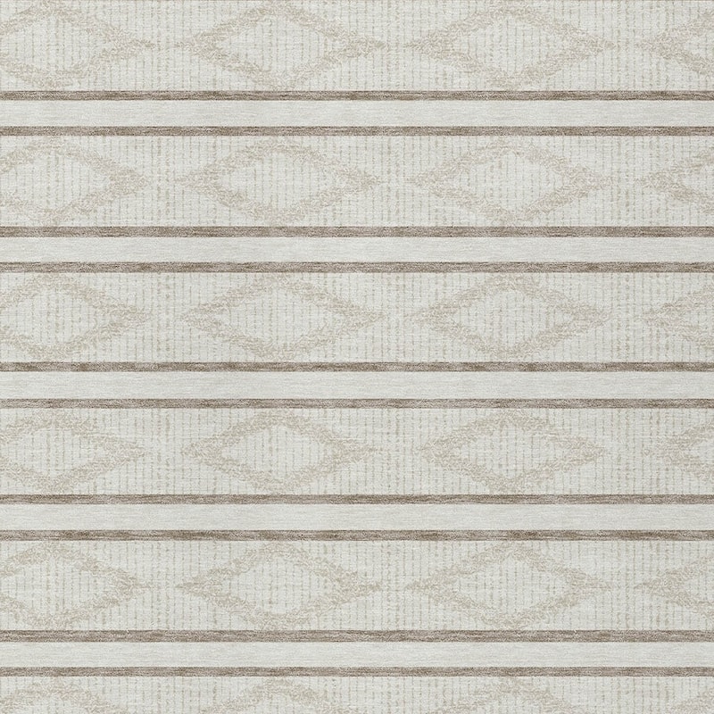 HomeRoots Geometric Transitional Rectangle Outdoor Rug