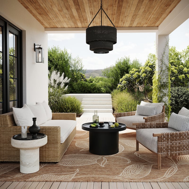 Nuloom Shellia Modern Indoor/Outdoor Area Rug - 8' x 10' - Light Brown