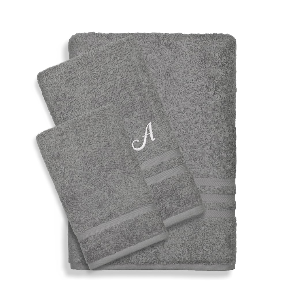 Authentic Hotel and Spa 100% Turkish Cotton 3PC Denzi Towel Set