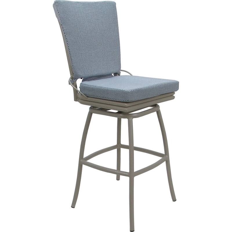 Outdoor Patio Counter 26" 30" Extra Tall 34" Bar Stool - Ofir Armless