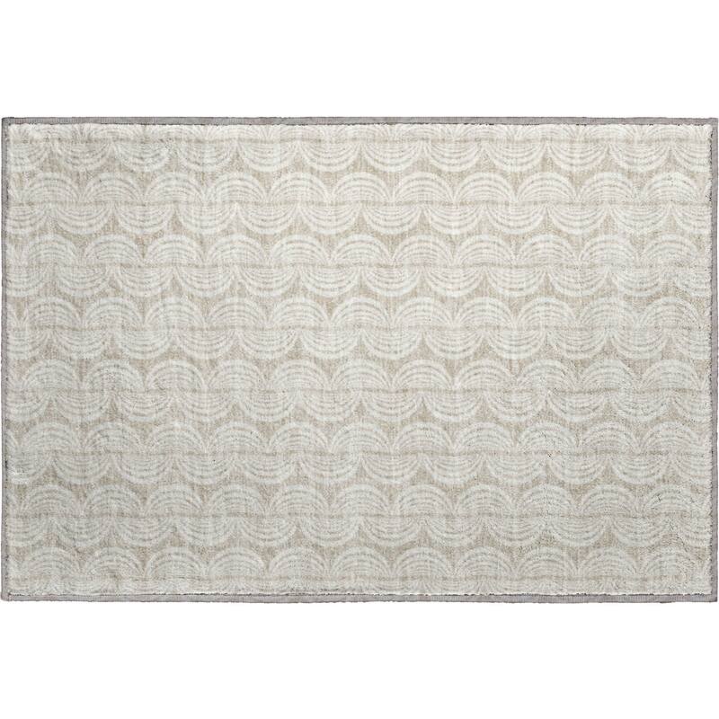 Premium Washable Super Soft Transitional Scallop Mayfield Rug