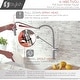 preview thumbnail 50 of 51, STYLISH Stainless Steel Single Handle Pull Down Sprayer Kitchen Faucet - Faucet Height: 16 3/4" | Spout Height: 7 1/2"
