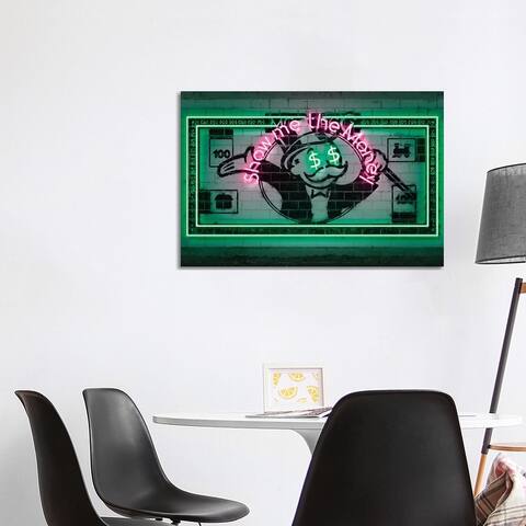 iCanvas "Show Me The Money" by Octavian Mielu Canvas Print