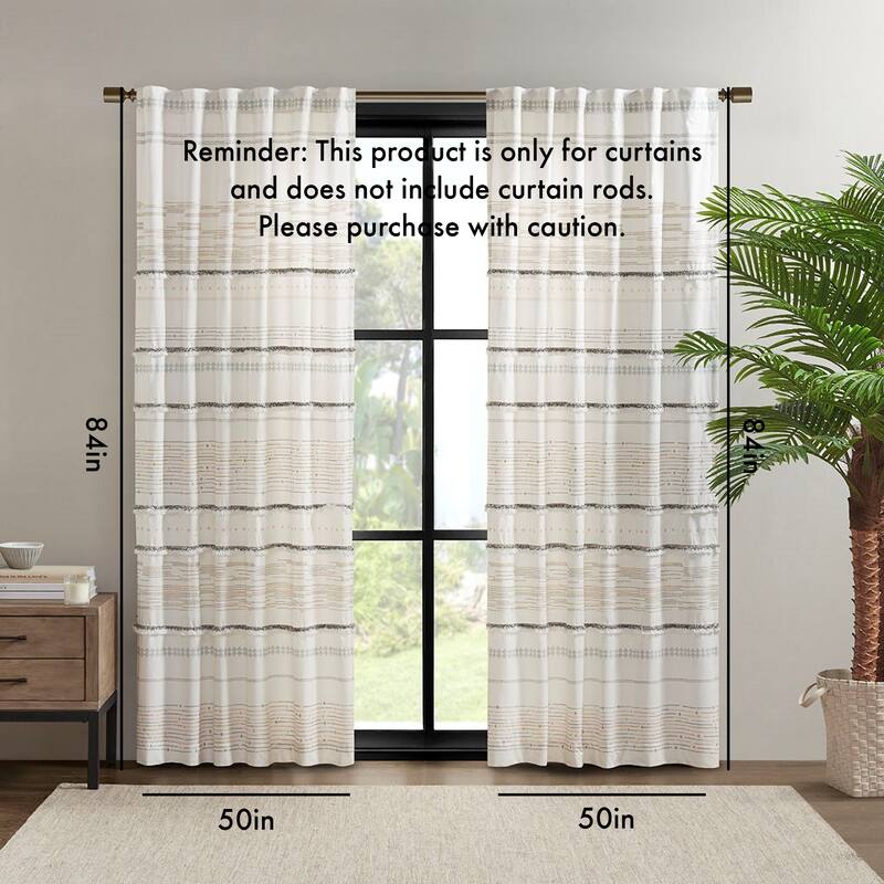 Cotton Printed Curtain Panel