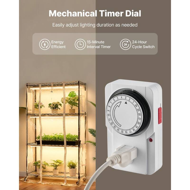 Black-Clear Metal 4-Tier Indoor Greenhouse Plant Stand with Cover and 6 Warm LED Lights and Timer - 35.43 x 13.78 x 59.06 in