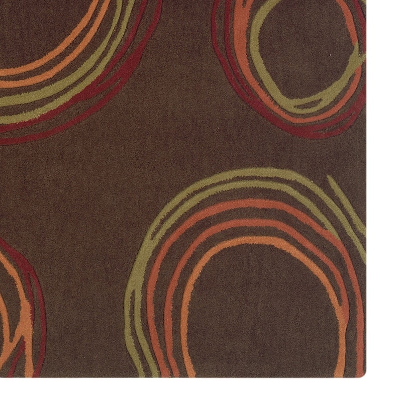 Hand Tufted Trio Collection Cylindrical Rug