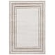 preview thumbnail 63 of 96, SAFAVIEH Border & Stripe Shag Eirny Modern 1.4-inch Thick Rug