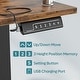 preview thumbnail 3 of 21, Electric Standing Desk Height Adjustable Computer Desk with Storage and Monitor Stand